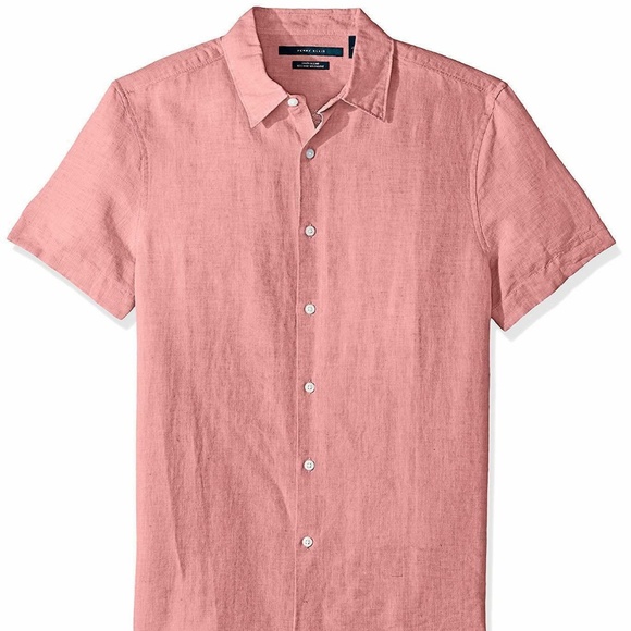 Perry Ellis Other - Perry Ellis Men's Short Sleeve Solid Cotton Shirt